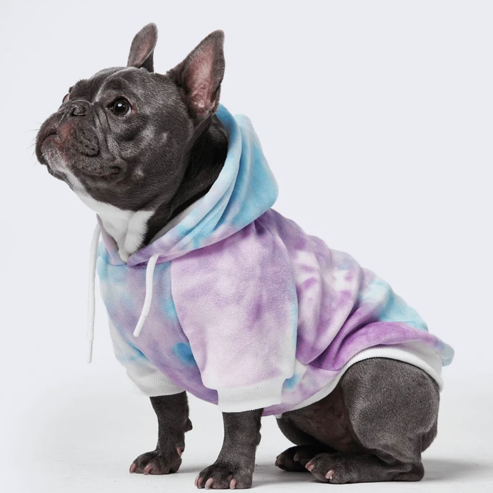 Spark Paws Tye Dyed Dog Hoodie